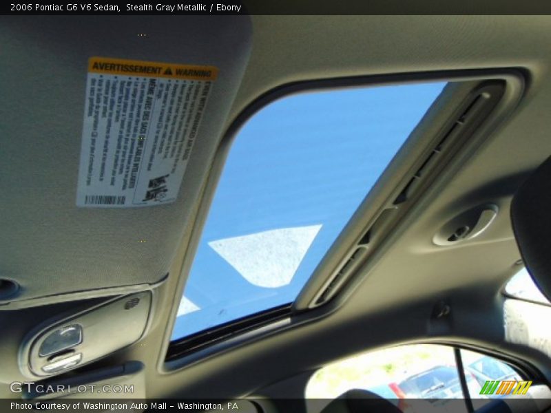 Stealth Gray Metallic / Ebony 2006 Pontiac G6 V6 Sedan