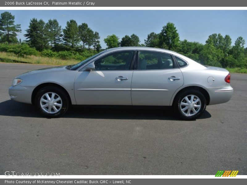 Platinum Metallic / Gray 2006 Buick LaCrosse CX