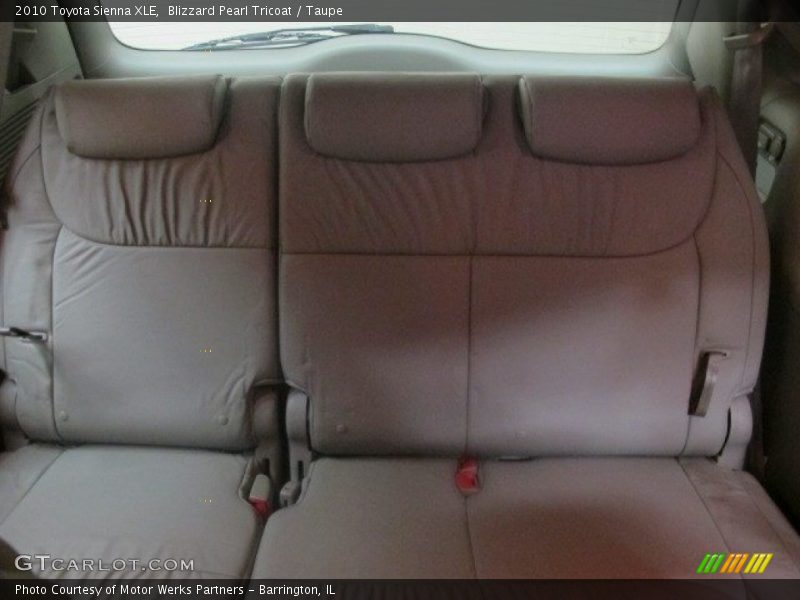 Blizzard Pearl Tricoat / Taupe 2010 Toyota Sienna XLE