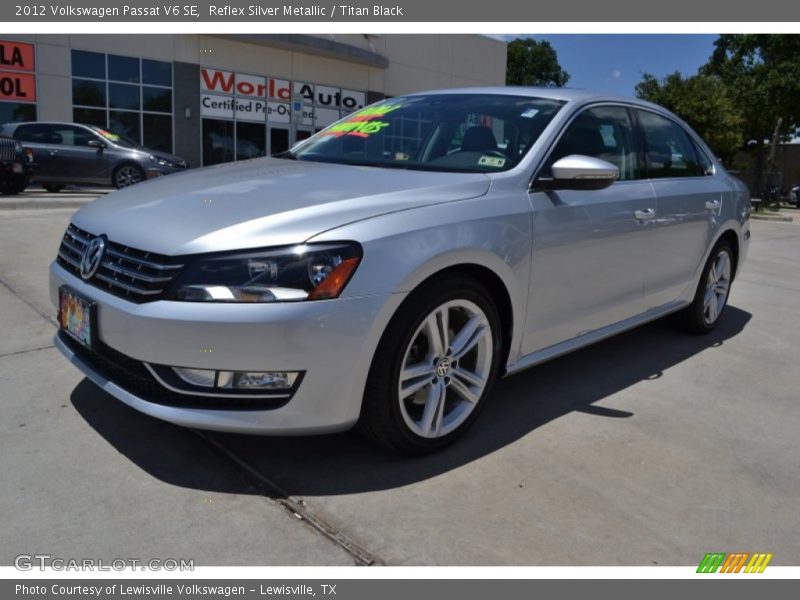 Reflex Silver Metallic / Titan Black 2012 Volkswagen Passat V6 SE