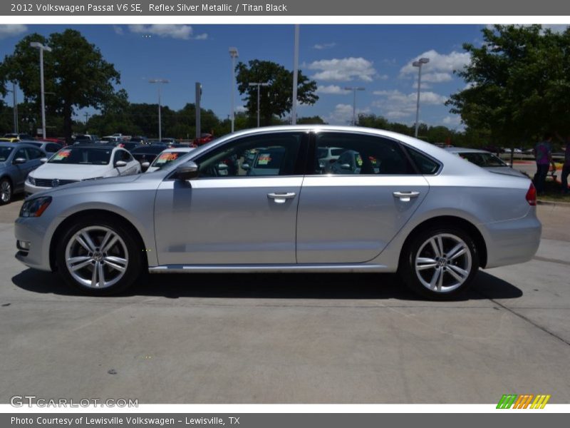 Reflex Silver Metallic / Titan Black 2012 Volkswagen Passat V6 SE