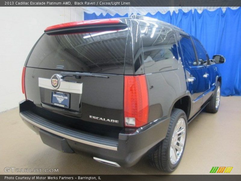 Black Raven / Cocoa/Light Linen 2013 Cadillac Escalade Platinum AWD