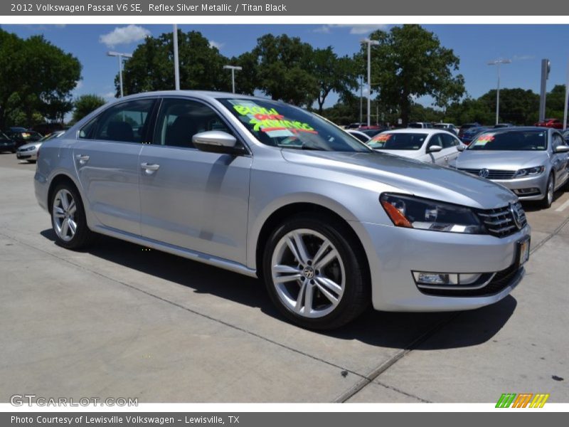 Reflex Silver Metallic / Titan Black 2012 Volkswagen Passat V6 SE