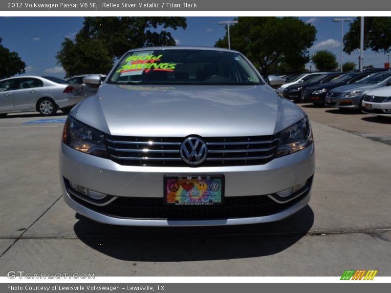 Reflex Silver Metallic / Titan Black 2012 Volkswagen Passat V6 SE