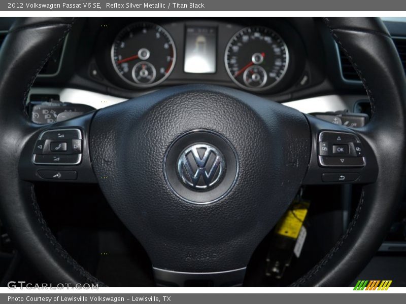 Reflex Silver Metallic / Titan Black 2012 Volkswagen Passat V6 SE