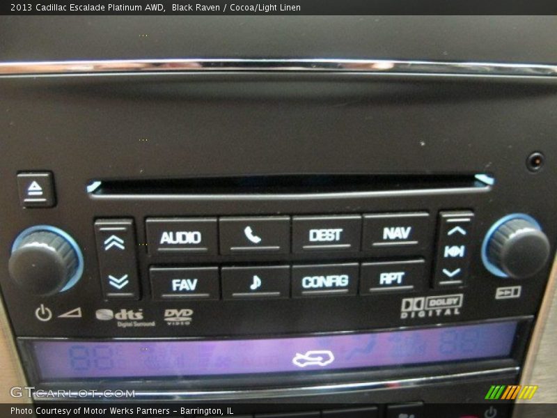 Black Raven / Cocoa/Light Linen 2013 Cadillac Escalade Platinum AWD