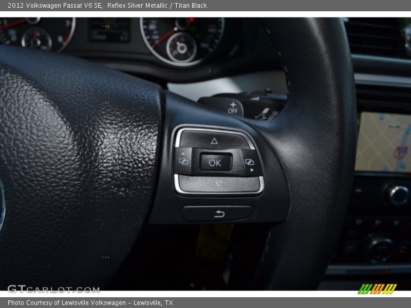 Reflex Silver Metallic / Titan Black 2012 Volkswagen Passat V6 SE