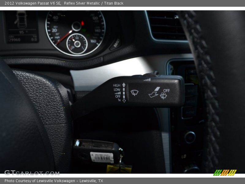 Reflex Silver Metallic / Titan Black 2012 Volkswagen Passat V6 SE