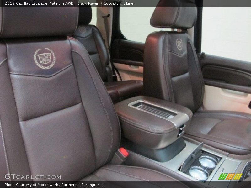 Black Raven / Cocoa/Light Linen 2013 Cadillac Escalade Platinum AWD