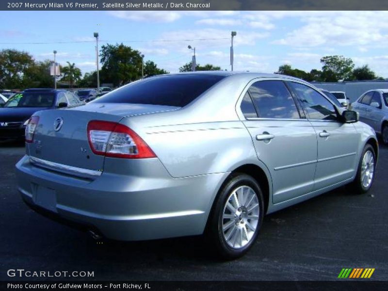 Satellite Silver Metallic / Dark Charcoal 2007 Mercury Milan V6 Premier