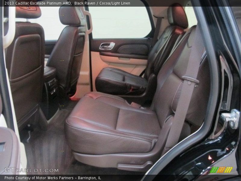 Black Raven / Cocoa/Light Linen 2013 Cadillac Escalade Platinum AWD