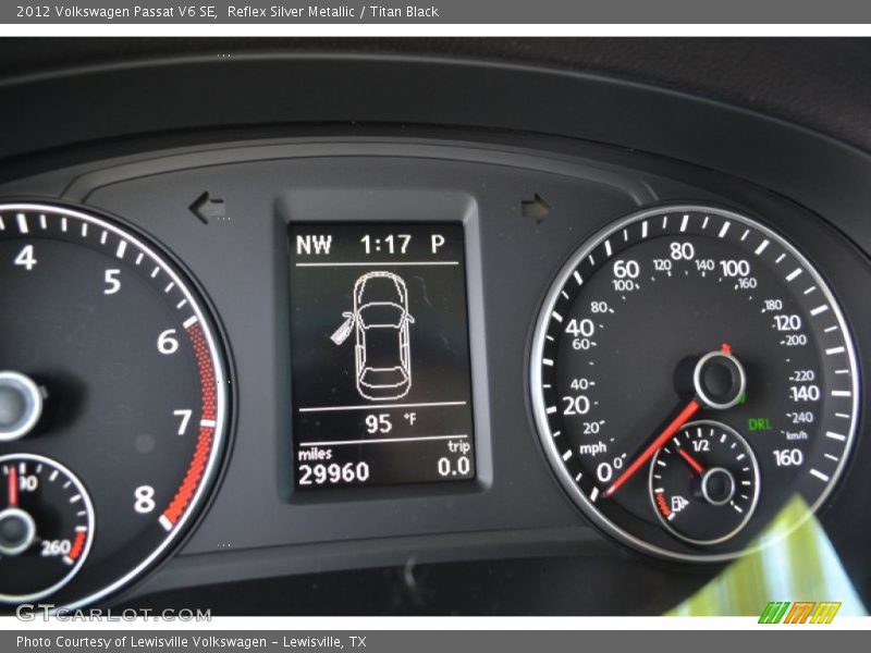 Reflex Silver Metallic / Titan Black 2012 Volkswagen Passat V6 SE