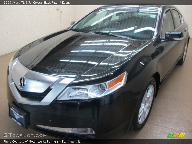 Crystal Black Pearl / Ebony 2009 Acura TL 3.5