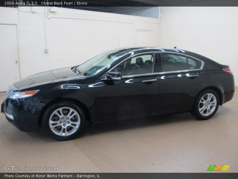 Crystal Black Pearl / Ebony 2009 Acura TL 3.5