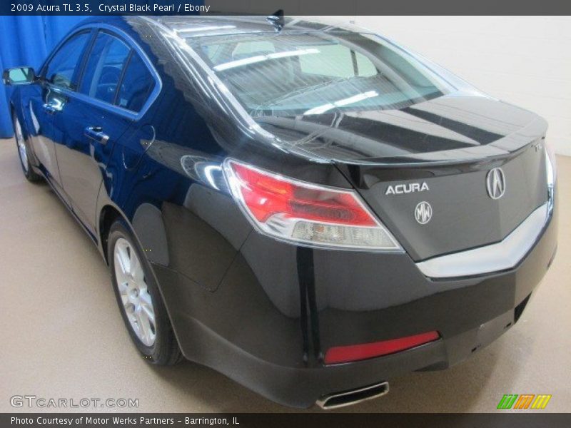 Crystal Black Pearl / Ebony 2009 Acura TL 3.5