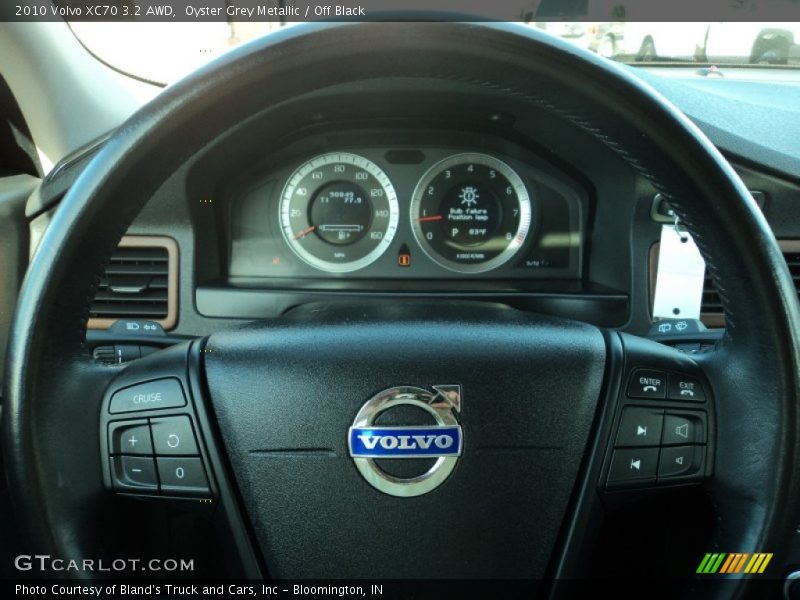 Oyster Grey Metallic / Off Black 2010 Volvo XC70 3.2 AWD