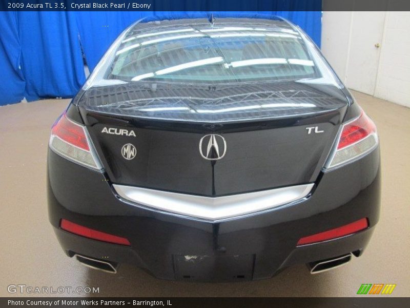 Crystal Black Pearl / Ebony 2009 Acura TL 3.5