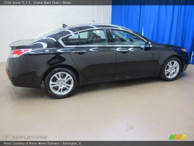 Crystal Black Pearl / Ebony 2009 Acura TL 3.5