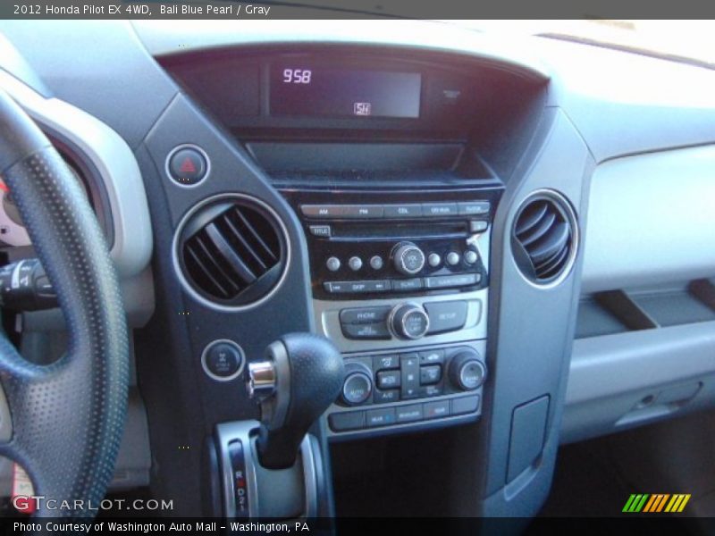 Bali Blue Pearl / Gray 2012 Honda Pilot EX 4WD