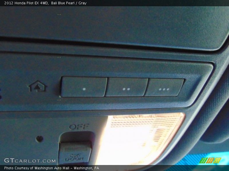 Bali Blue Pearl / Gray 2012 Honda Pilot EX 4WD