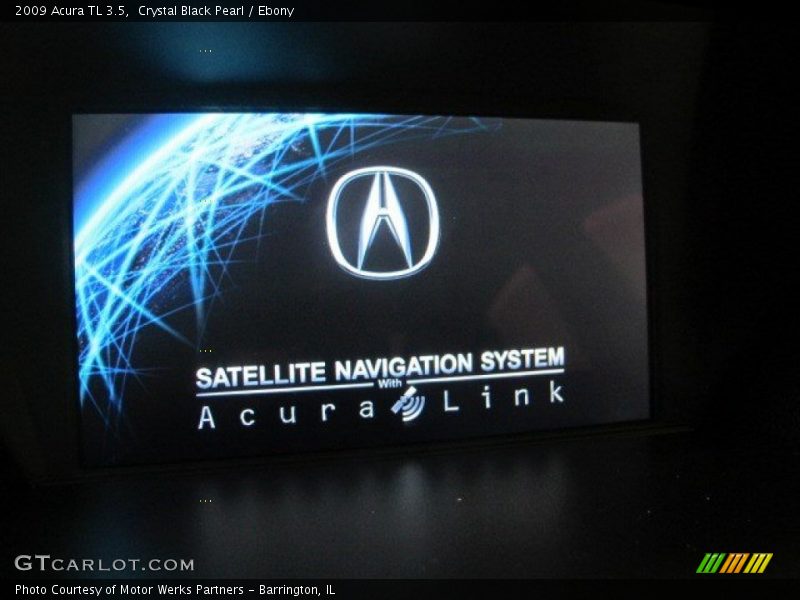 Crystal Black Pearl / Ebony 2009 Acura TL 3.5