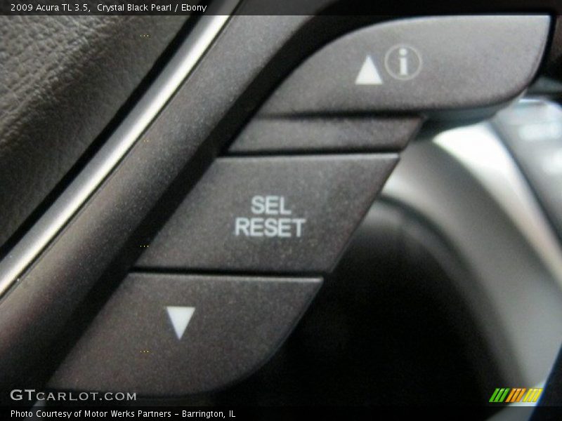 Crystal Black Pearl / Ebony 2009 Acura TL 3.5