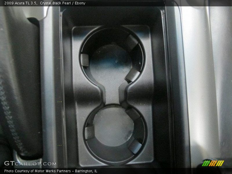 Crystal Black Pearl / Ebony 2009 Acura TL 3.5