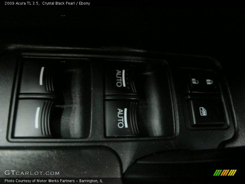 Crystal Black Pearl / Ebony 2009 Acura TL 3.5
