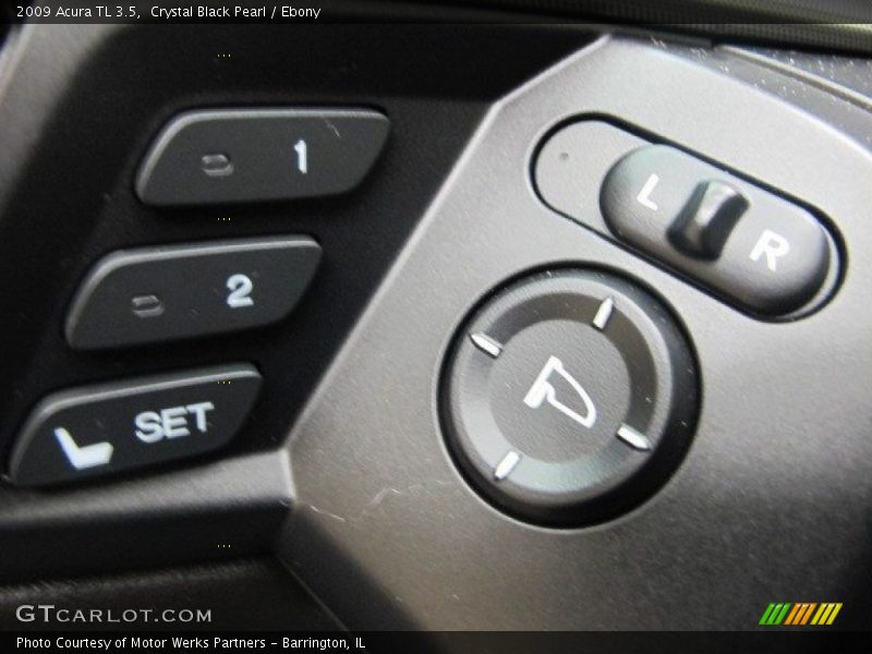Crystal Black Pearl / Ebony 2009 Acura TL 3.5