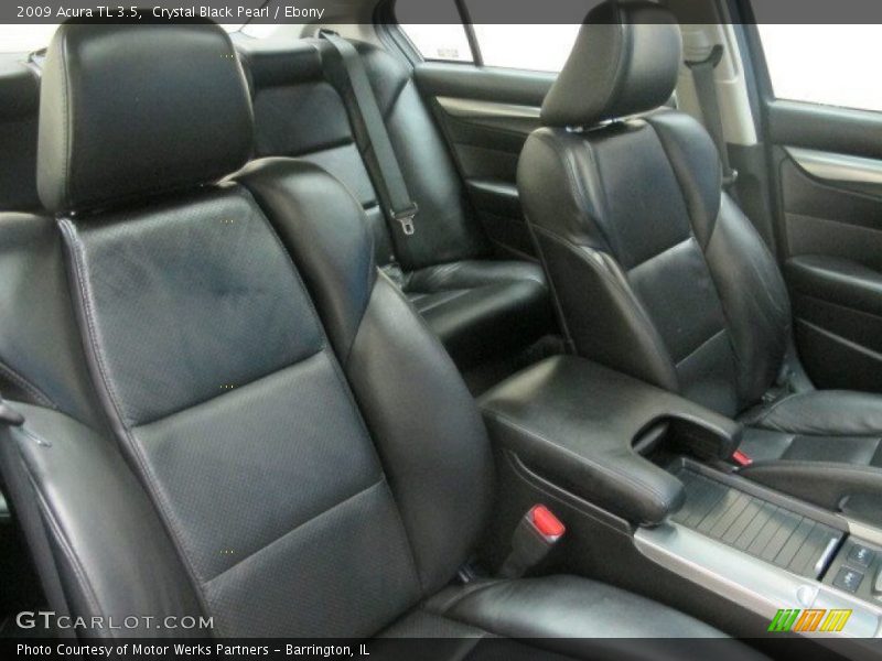 Crystal Black Pearl / Ebony 2009 Acura TL 3.5