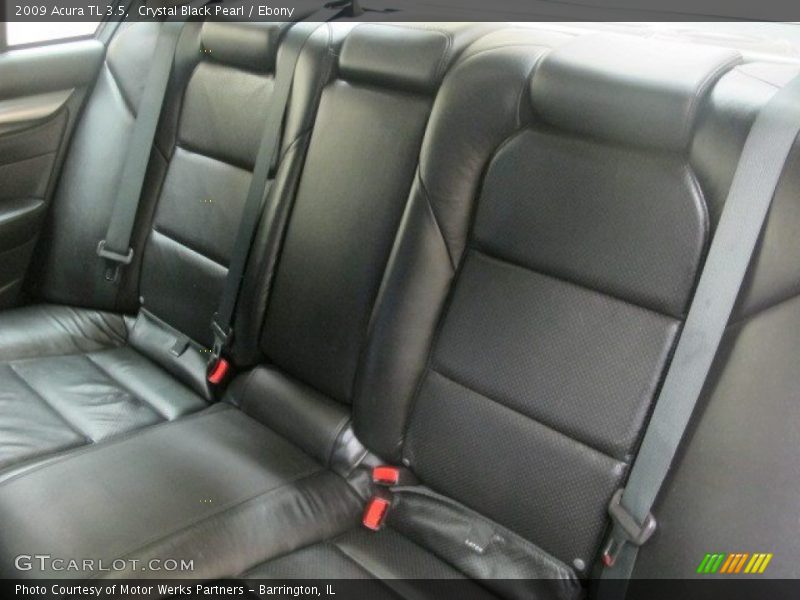 Crystal Black Pearl / Ebony 2009 Acura TL 3.5