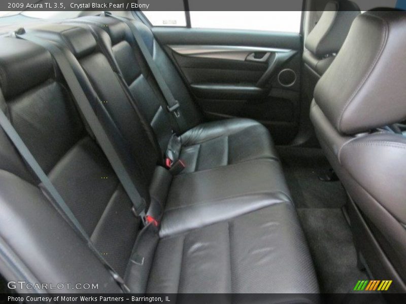 Crystal Black Pearl / Ebony 2009 Acura TL 3.5