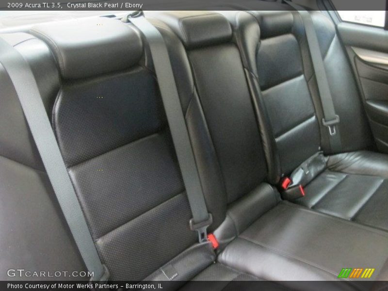 Crystal Black Pearl / Ebony 2009 Acura TL 3.5
