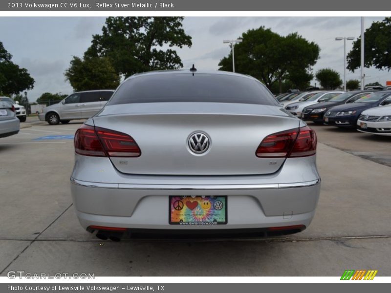 Reflex Silver Metallic / Black 2013 Volkswagen CC V6 Lux