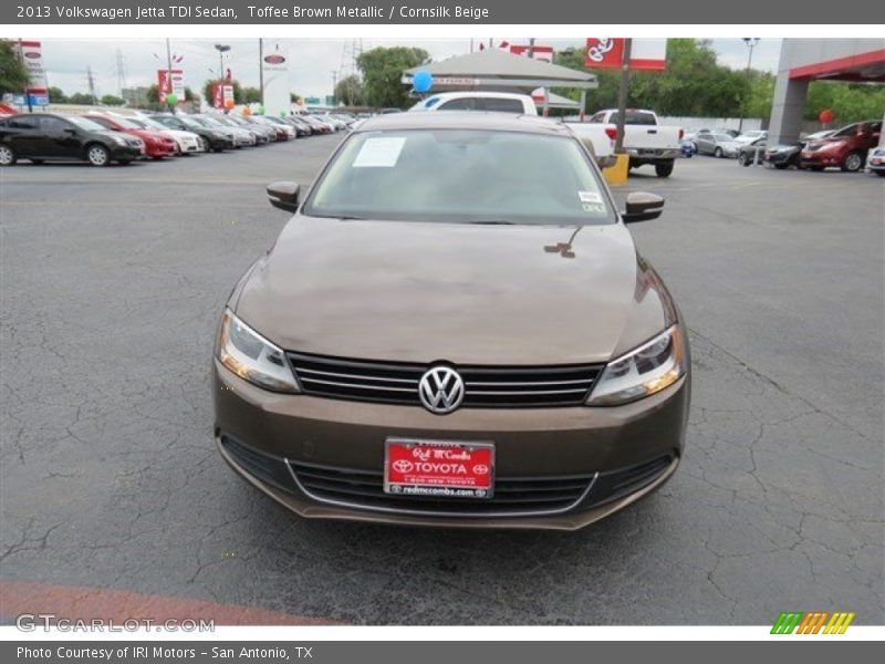 Toffee Brown Metallic / Cornsilk Beige 2013 Volkswagen Jetta TDI Sedan