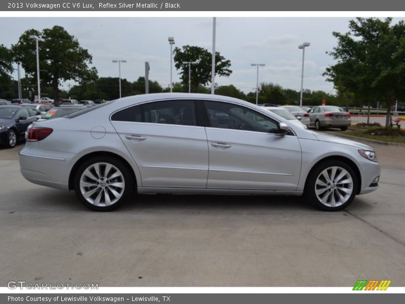 Reflex Silver Metallic / Black 2013 Volkswagen CC V6 Lux