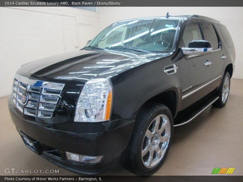 Black Raven / Ebony/Ebony 2014 Cadillac Escalade Luxury AWD