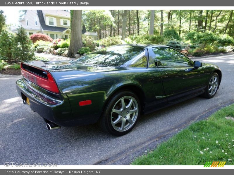 Brooklands Green Pearl / Beige 1994 Acura NSX