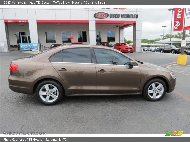 Toffee Brown Metallic / Cornsilk Beige 2013 Volkswagen Jetta TDI Sedan