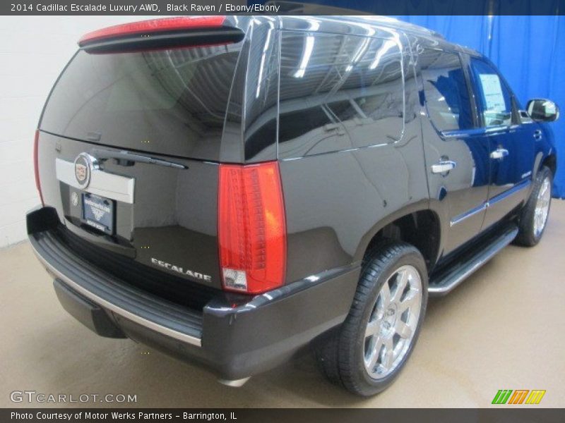 Black Raven / Ebony/Ebony 2014 Cadillac Escalade Luxury AWD