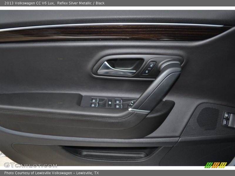 Reflex Silver Metallic / Black 2013 Volkswagen CC V6 Lux