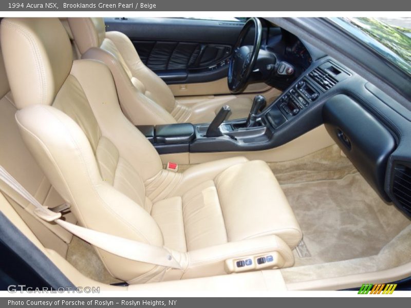 Brooklands Green Pearl / Beige 1994 Acura NSX