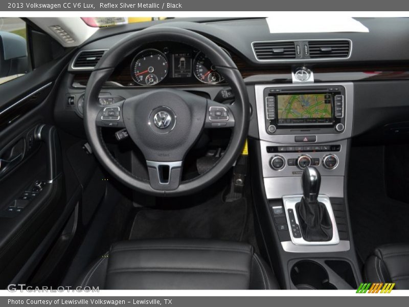Reflex Silver Metallic / Black 2013 Volkswagen CC V6 Lux