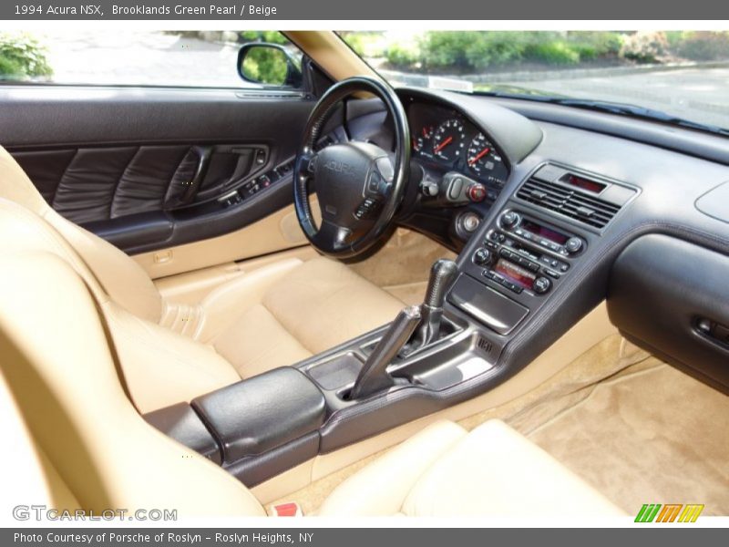 Brooklands Green Pearl / Beige 1994 Acura NSX