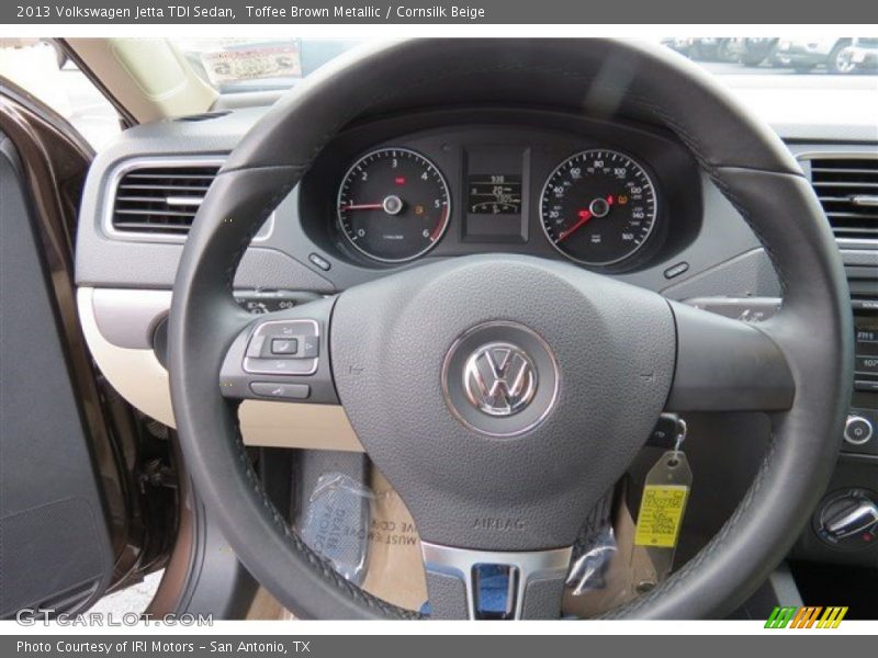 Toffee Brown Metallic / Cornsilk Beige 2013 Volkswagen Jetta TDI Sedan