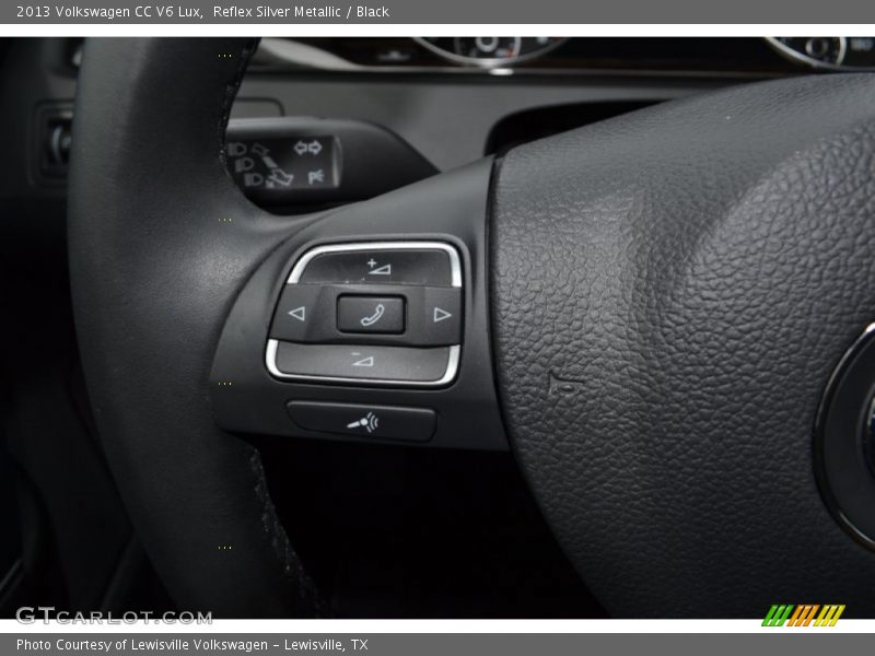 Reflex Silver Metallic / Black 2013 Volkswagen CC V6 Lux
