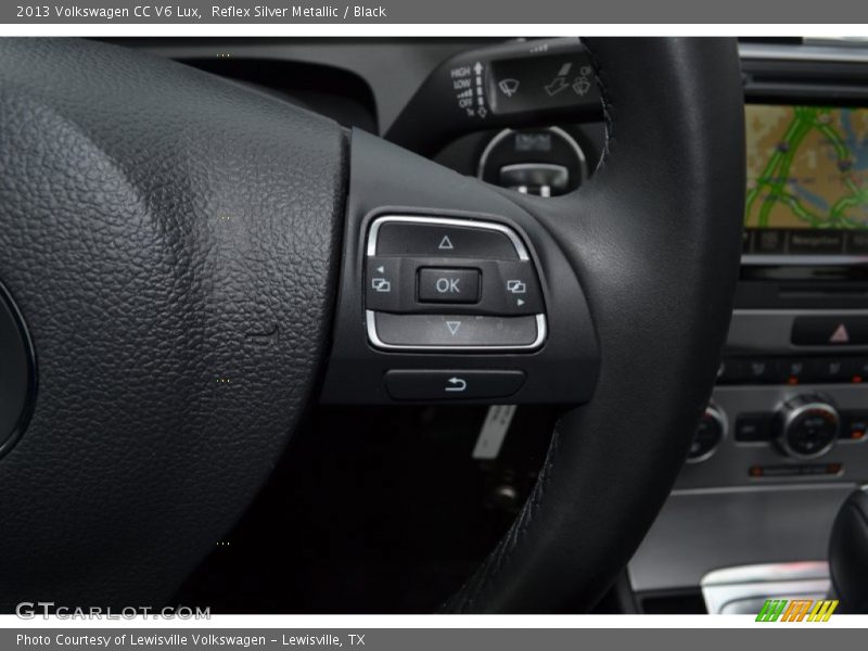 Reflex Silver Metallic / Black 2013 Volkswagen CC V6 Lux