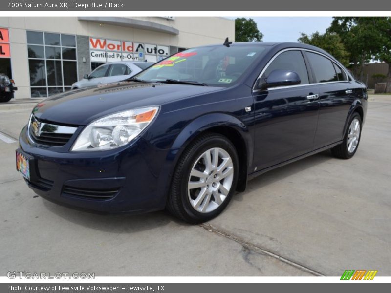 Deep Blue / Black 2009 Saturn Aura XR