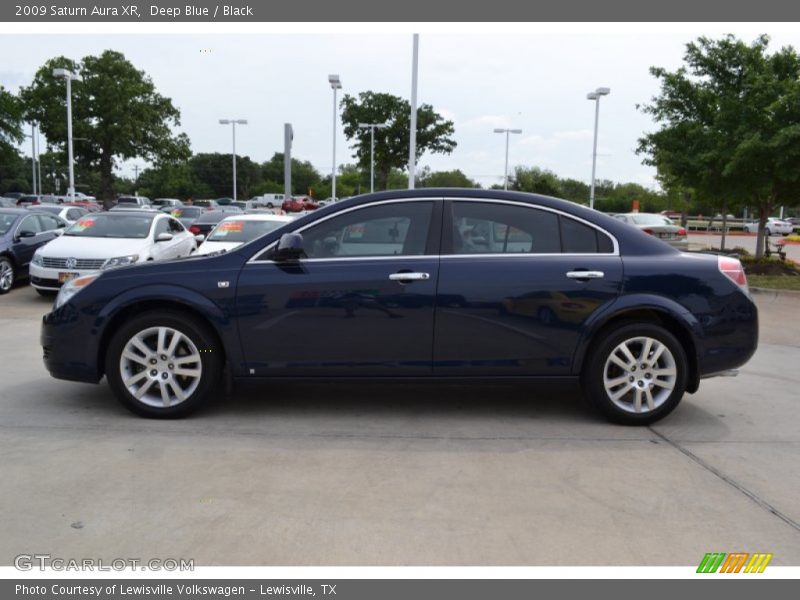 Deep Blue / Black 2009 Saturn Aura XR