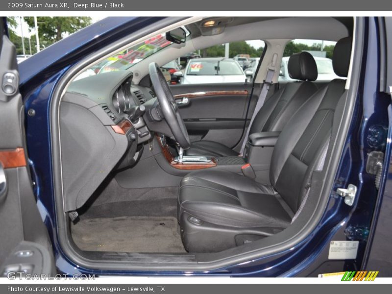 Deep Blue / Black 2009 Saturn Aura XR